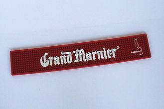 promotional soft pvc bar mat with 3D embossed logos , perso