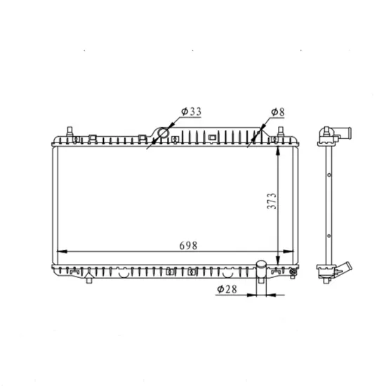 Auto Radiator for Chery A5