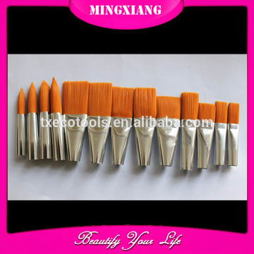 Synthetic hair 12 pcs Artist oil painting brush set