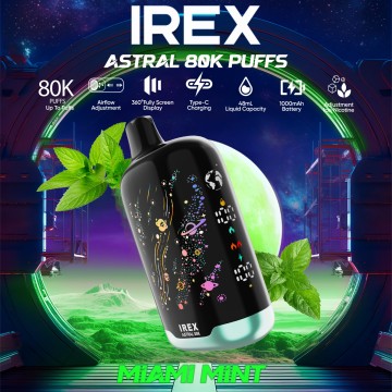 Irex astral 80k puffs vape guna