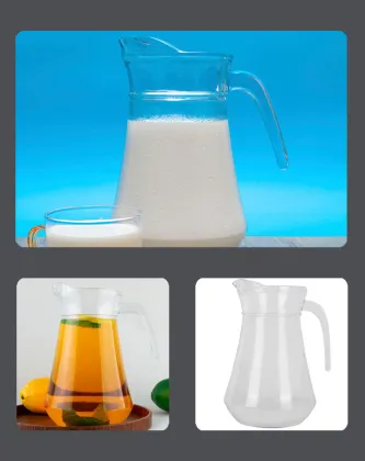 Royal Milk Drinking Water Glass Jug - 1300ml 43.96oz