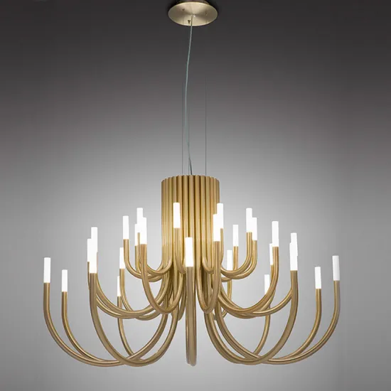 Luxury Stainless Steel Chandelier for Modern Kitchen Island and Living Room Bedroom