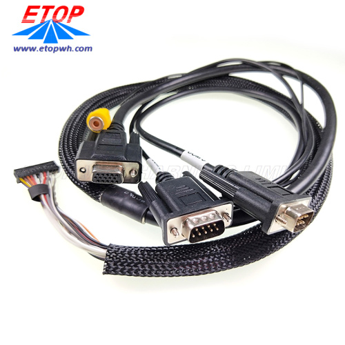 Customized RCA to D-SUB cable assemblies
