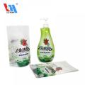 Aangepaste shampoo fles krimpmouwen labelverpakking