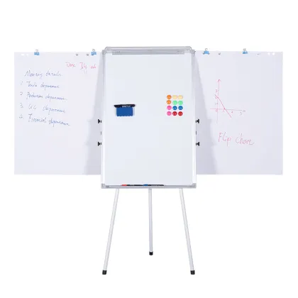 Two Arms Iron Flip Chart Stand Tripod