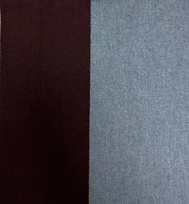 Woven wool polyester viscose suit fabric