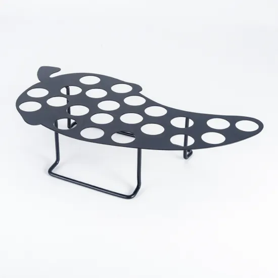 Non-Stick Black Chili Pepper BBQ Roasting Rack: Your Perfect Outdoor Grilling Companion