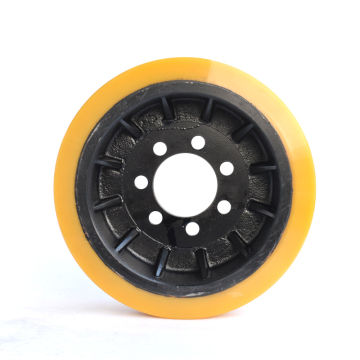 Jungheinrich Electric Forklift 7-Hole Polyurethane Coated Drive Wheel 343*114*90mm