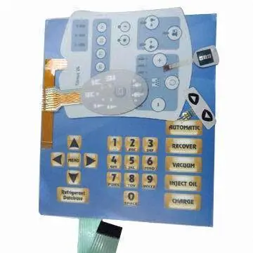 Membrane keyboards with digital printing