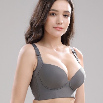 Hot Sale Glossy Push-Up Anti-Sagging Bra