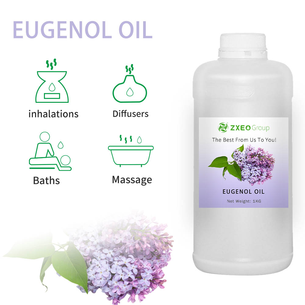 Aceite esencial de hoja de eugenol 100% natural extracto de destilación de alta calidad Tratamiento de la piel Pérdida de peso antienvejecimiento