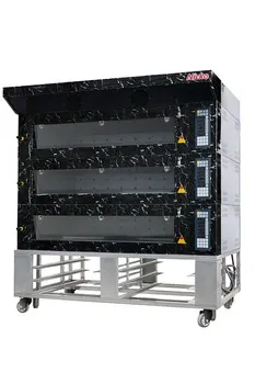 Commercial Bread Electric Oven with 3 Deck 9 Trays