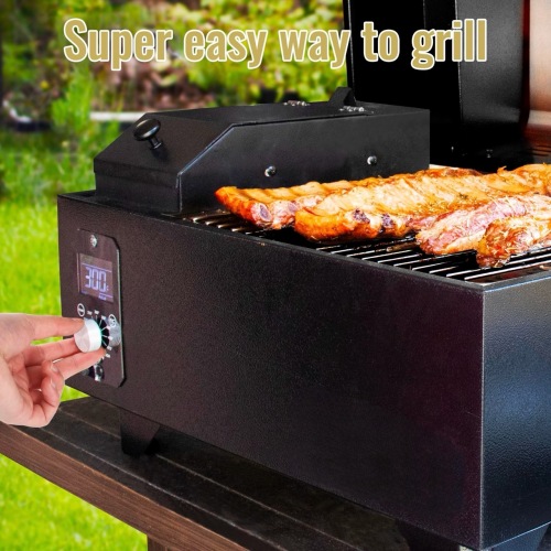 เตาย่างเม็ดไฟฟ้าแบบพกพา 2.4 ลิตรพร้อมหัววัดเนื้อ