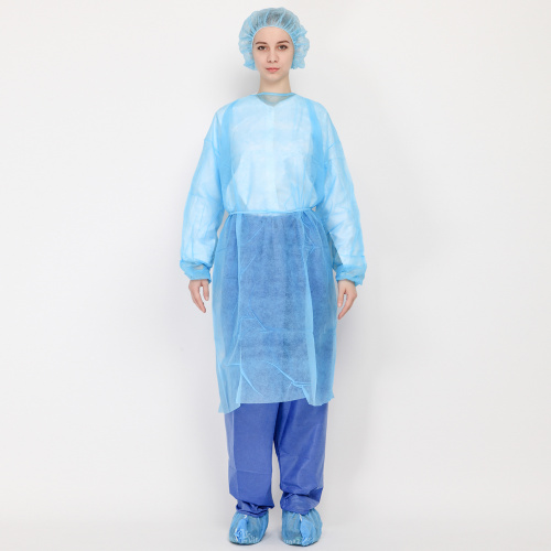 Vestido de proteção descartável médico para cirurgia