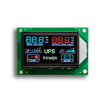 Moduli di visualizzazione LCD personalizzato chip a bordo (COB) con driver HT1621 per l'alimentazione UPS e altre applicazioni