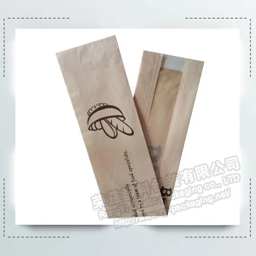 French Baguette Bread Plastic Packaging Bag