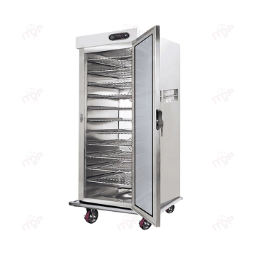 Commercial Food Warmer Cart for Restaurant Hot Food Holding Cabinet