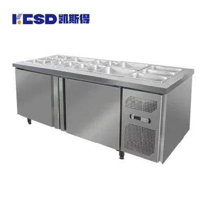 Supermarket Meat Deli Display Freezer Refrigerator for Butcher