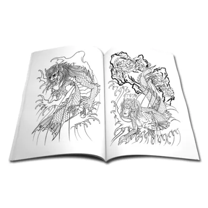 Tattoo Flash Reference Book - HEFENG TATTOOS