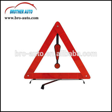 Good price plastic ABS red color reflective Car Warning Triangle with metal leg triangle car warning light