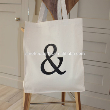 wholesale Canvas Material and Handle shopping bag fashion lady shopping bag