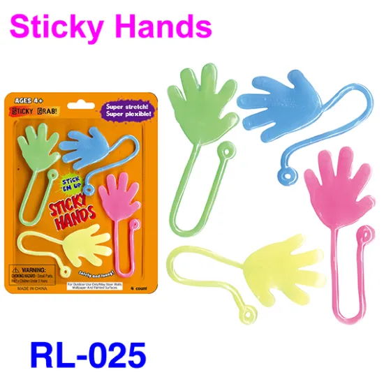 Novelty Colorful Sticky Hand Toys for Kids