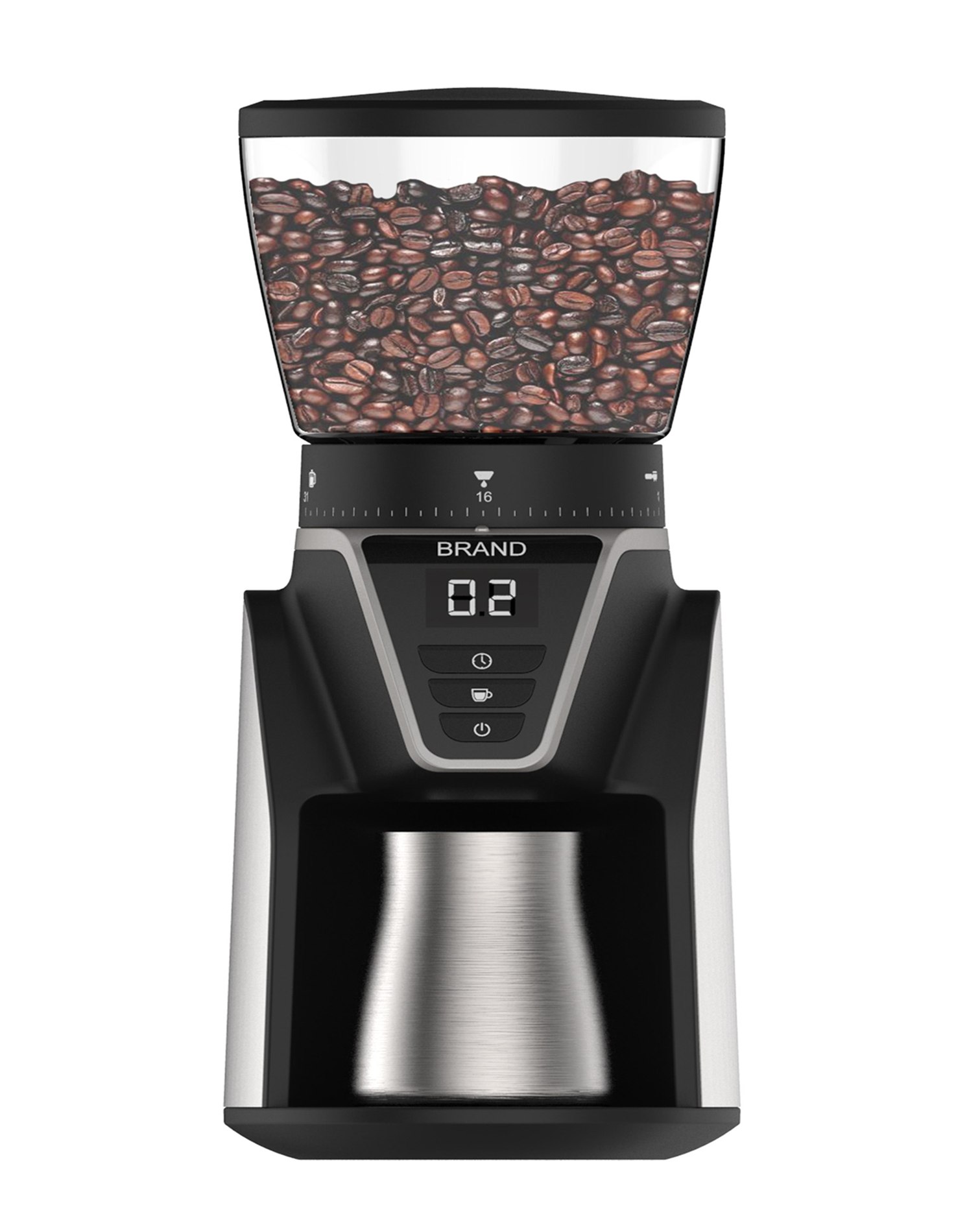 Professional Coffee Grinder Espresso Bean Machine Electric Coffee Mill Bean  Grinder with China 74mm Flat Wheel Burr Grinders - China 74mm Flat Wheel Burr  Grinders and Commercial Professional Coffee Grinder price