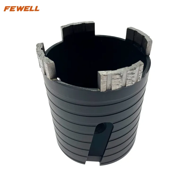 Hot Sale Silver Brazed Diamond Core Drill Bit for Dry Drilling in Reinforced Concrete