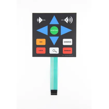 Personal Computer Capacitive Custom Membrane Keyboard For Promotion