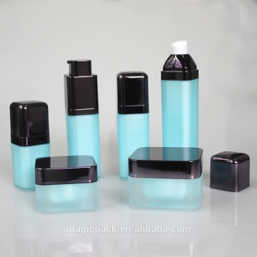 15ml 30ml 50ml square matte blue dip tube plastic bottle acrylic colour paint