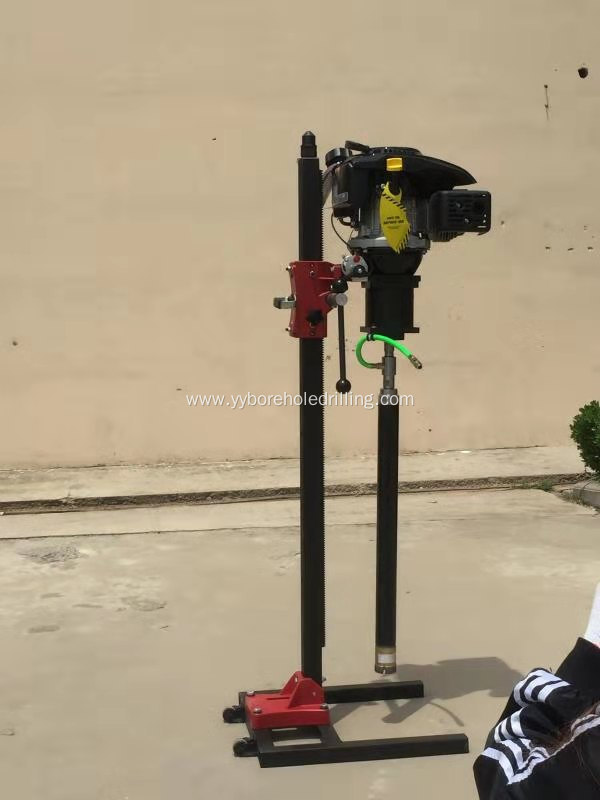 Portable backpack core geotechnical drilling machine