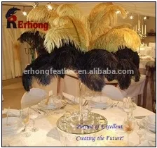 centerpiece ostrich feather