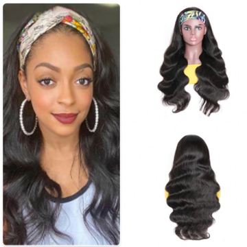 Headband wigs for black women kinky coily headband wig 12" Headband wigs