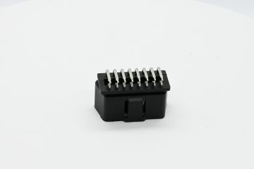 OBD 16P Male Angle Reverse24V Type 14.6MM