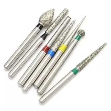 Buras de diamantes dentales de alta velocidad