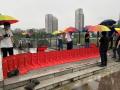 barricade d&#39;eau barrière d&#39;inondation plastique pour le métro