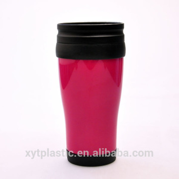 16oz PP PLASTIC COFFE CUPS WITH SILICONE GRIPS/DOUBLE WALLS PLASTIC COFFEE