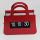 Fashion Handbag Desk Flip Clock