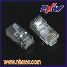 Cat6 RJ45 разъем экранированный