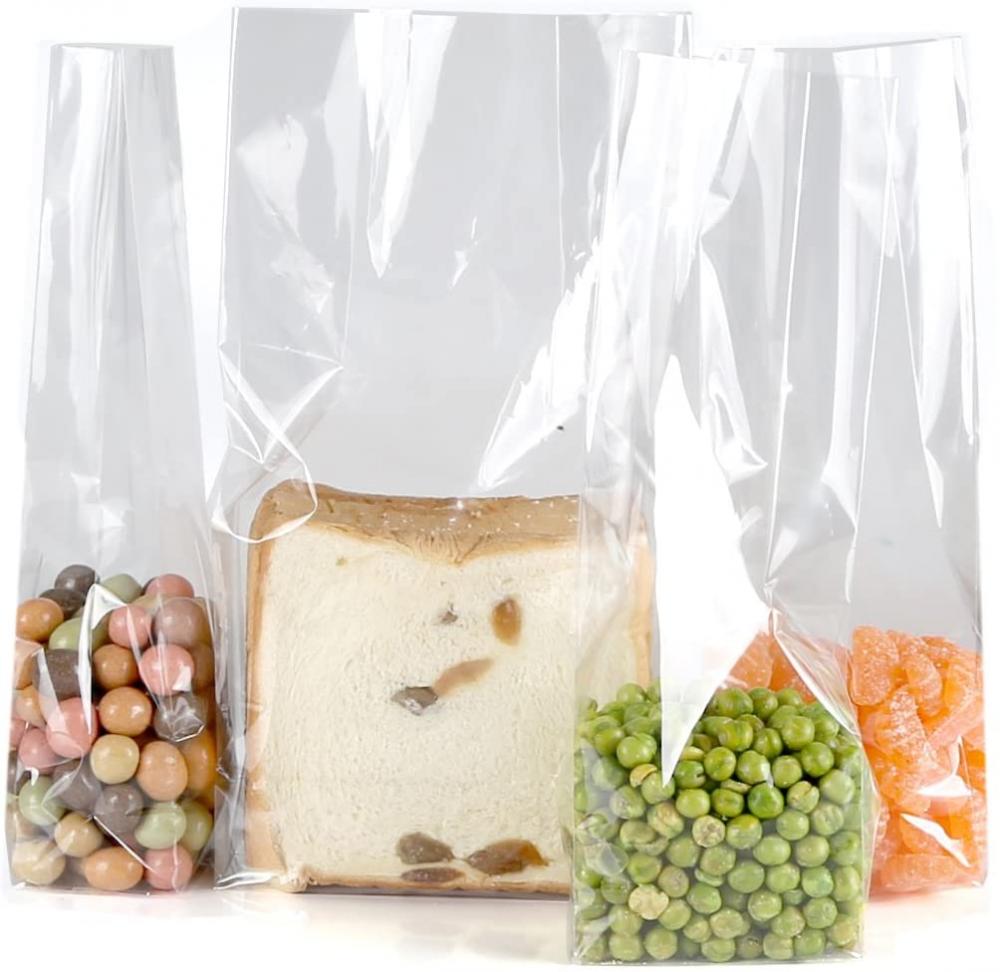 Plymor Flat Open Plastic Poly Bags Bread Bag