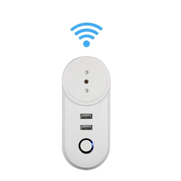 EU/Reino Unido/EE. UU. Wifi Smart Plug con soporte de Google Home