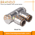 Double Male Thread Banjo Brass Pneumatic Hose Fitting