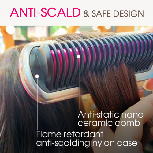 Polished perfection straightening brush