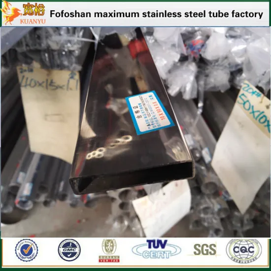 Foshan best 304 flat welding stainless steel pipes for equipment