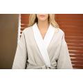 Soft Fleece Luxury Spa Hotel Hooded Double-Layer Bathrobes