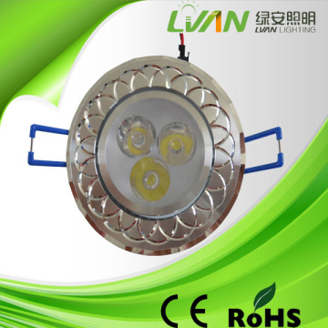 quality 3 years warrantly led downlight housing 3w