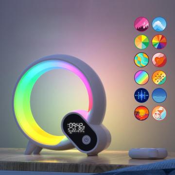 Q Smart Wireless Remote Control Lamp: RGB Light, Speaker, and Wake-Up Light