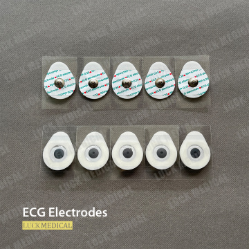 Prueba de cofre de almohadilla de electrodo de ECG médico