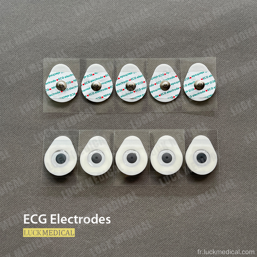 Test médical de l&#39;électrode ECG thoracique