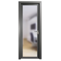 New Aluminum Alloy Side Opening Glass Pivot Door